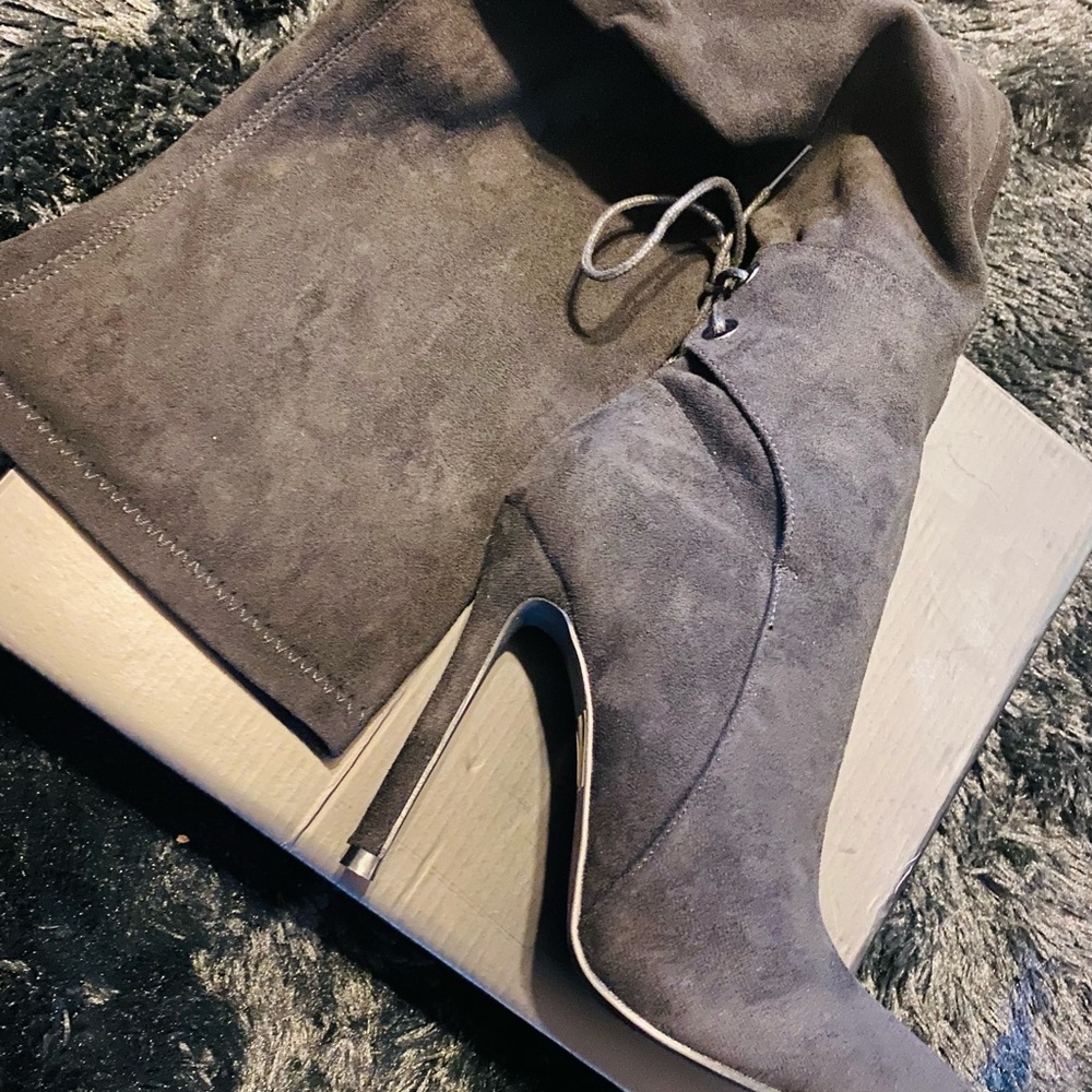 Black high boots